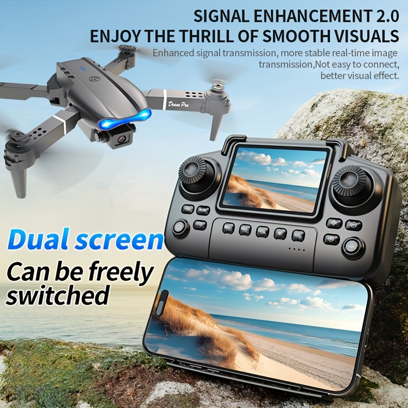 E99 PRO MAX Foldable Drone wit - đánh giá và giá Drone Kit Beginner
